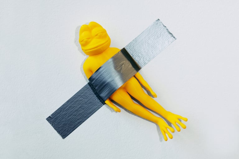 Nina Roehrs, FAKECATTELAN, 2022. Courtesy of the artist