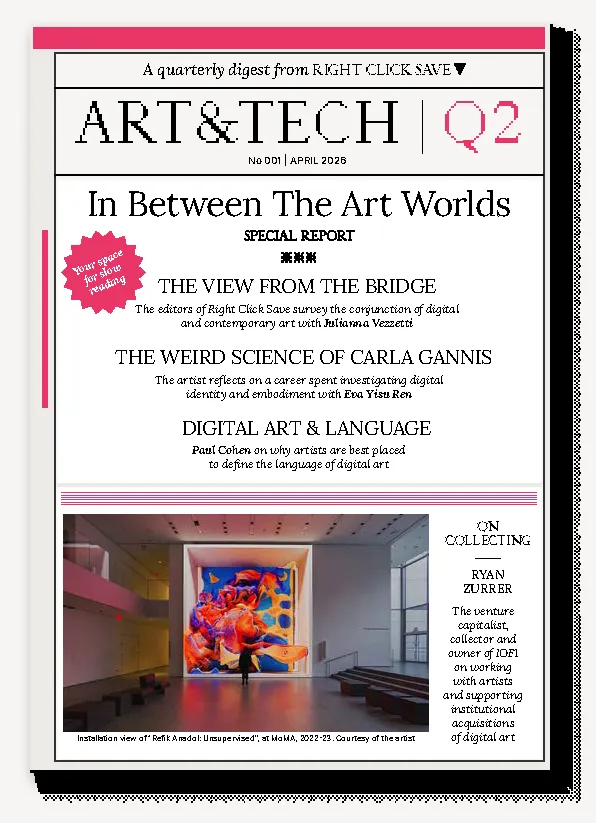 Cover of the Art & Tech Quarterly, Q2 2026